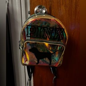 Mini PINK Clear backpack